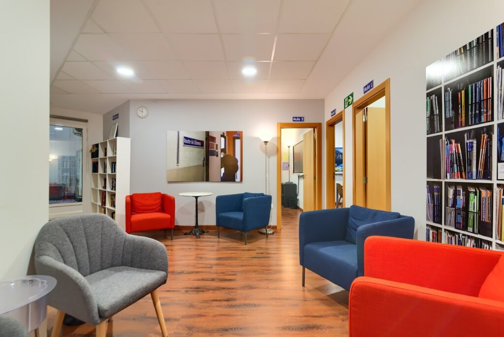 スペイン、バレンシアのスペイン語学校、route66の待合スペース