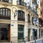 スペイン、バレンシアの語学学校Route66の入っているビルの外観