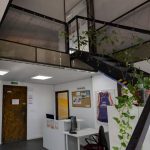 スペインバレンシアのスペイン語学校EUROACEの受付とその周辺の写真