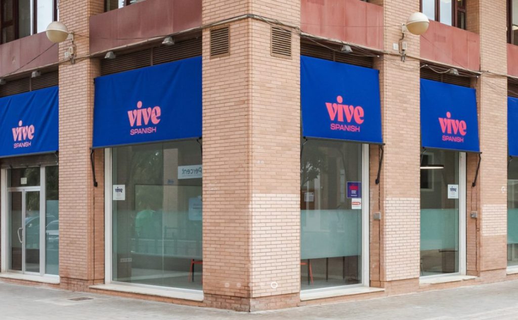 スペイン、バレンシアにあるスペイン語学校vive spanishの外観