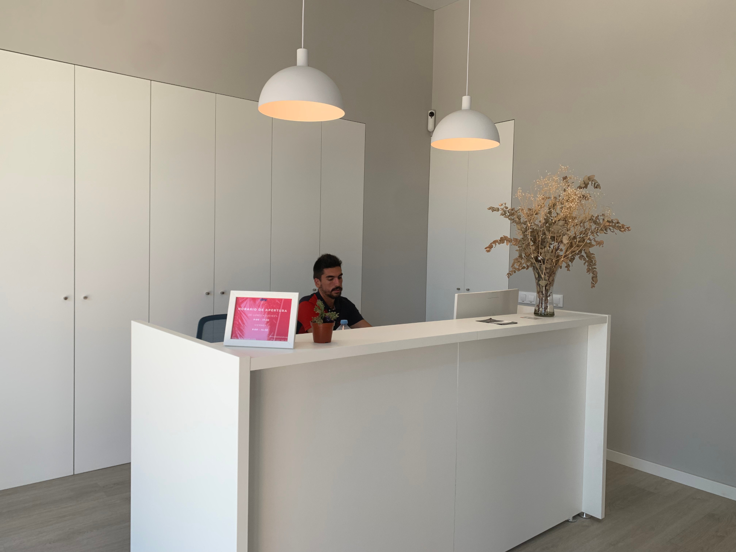 スペイン、バレンシアのスペイン語学校vive spanishの受付